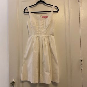 Saks fifth avenue Sinclaire 10 white summer dress